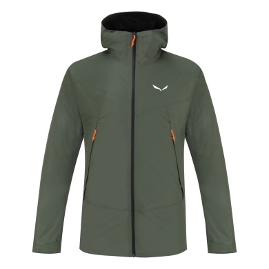 Salewa Wander-Winterjacke Fanes 2in1 Powertex (2-Lagen-Jacke, wasserdicht) thymegrün Herren